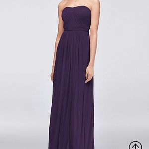 Convertible Mesh Dress - Wine